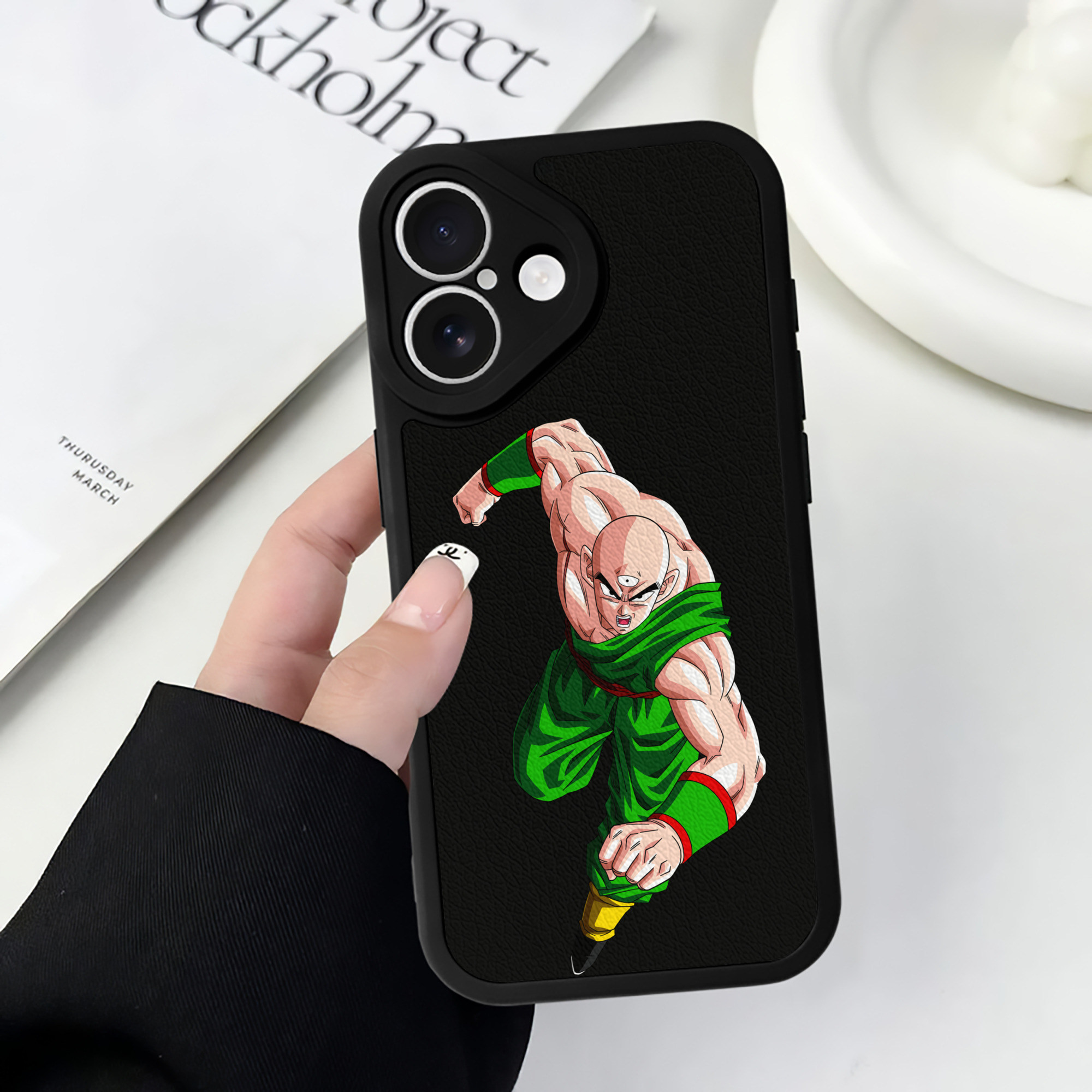 （画像用） ドラゴンボール DRAGON BALL 【iPhone 16シリーズ対応】シリコンスマホケース（レザー調） 材質：シリコン